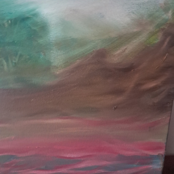 Abstract Oil Painting Hand Painted Canvas - Picture 2 of 4